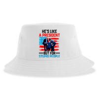 Hes Like A President But For Stupid People Biden Falling Sustainable Bucket Hat