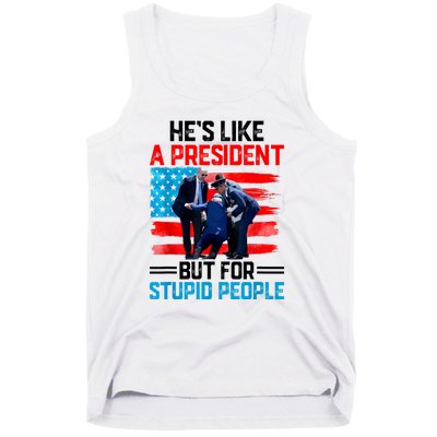 Hes Like A President But For Stupid People Biden Falling Tank Top