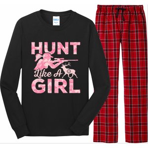 Hunt Like A Hunting Season Gift Long Sleeve Pajama Set