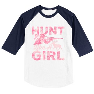 Hunt Like A Hunting Season Gift Baseball Sleeve Shirt