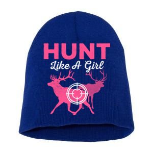 Hunt Like A Hunting Season Meaningful Gift Short Acrylic Beanie