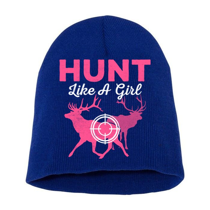 Hunt Like A Hunting Season Meaningful Gift Short Acrylic Beanie