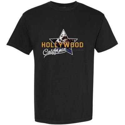 Hollywood Los Angeles California Street Aesthetic Garment-Dyed Heavyweight T-Shirt