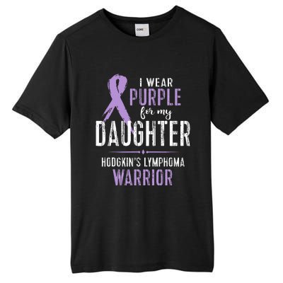 Hodgkins Lymphoma Awareness My Daughter Warrior Tall Fusion ChromaSoft Performance T-Shirt