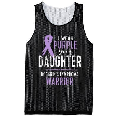 Hodgkins Lymphoma Awareness My Daughter Warrior Mesh Reversible Basketball Jersey Tank