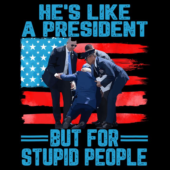 Hes Like A President But For Stupid People Biden Falling Toddler Hoodie