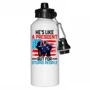 Hes Like A President But For Stupid People Biden Falling Aluminum Water Bottle