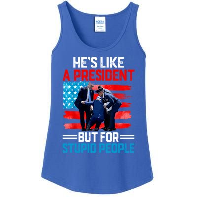 Hes Like A President But For Stupid People Biden Falling Ladies Essential Tank