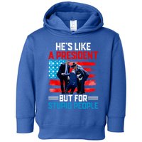 Hes Like A President But For Stupid People Biden Falling Toddler Hoodie