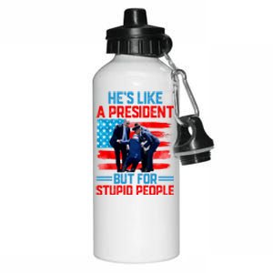 Hes Like A President But For Stupid People Biden Falling Aluminum Water Bottle