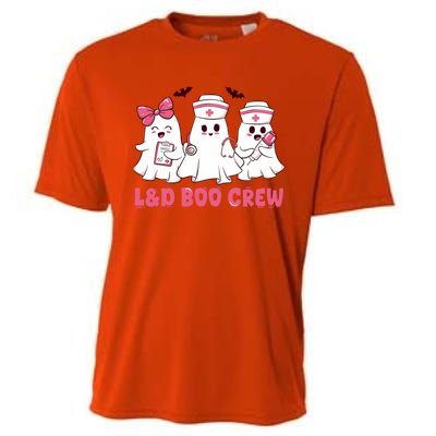 Halloween Labor And Delivery Nurse Cute Gift L And D Boo Crew Gift Cooling Performance Crew T-Shirt