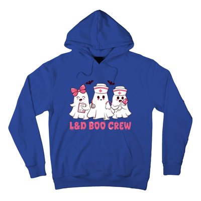 Halloween Labor And Delivery Nurse Cute Gift L And D Boo Crew Gift Hoodie