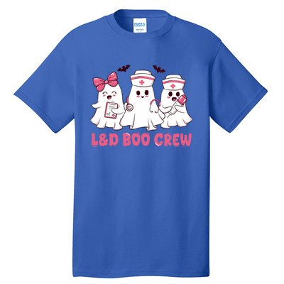 Halloween Labor And Delivery Nurse Cute Gift L And D Boo Crew Gift Tall T-Shirt