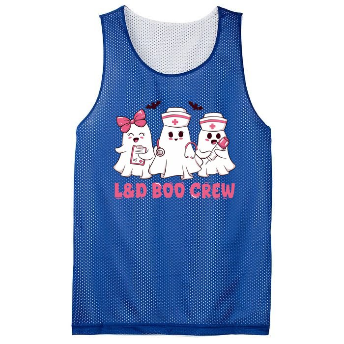 Halloween Labor And Delivery Nurse Cute Gift L And D Boo Crew Gift Mesh Reversible Basketball Jersey Tank