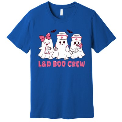 Halloween Labor And Delivery Nurse Cute Gift L And D Boo Crew Gift Premium T-Shirt