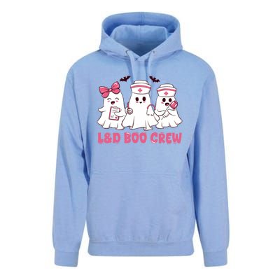 Halloween Labor And Delivery Nurse Cute Gift L And D Boo Crew Gift Unisex Surf Hoodie