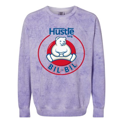 Hustle Lang Bilbil Colorblast Crewneck Sweatshirt