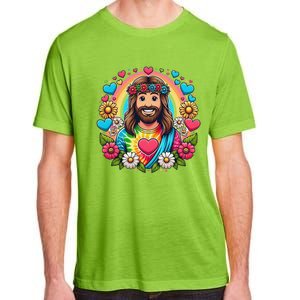 Happy Loving Buddy Jesus Christ Adult ChromaSoft Performance T-Shirt