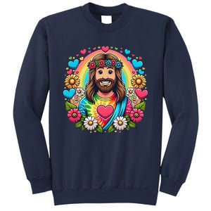 Happy Loving Buddy Jesus Christ Sweatshirt