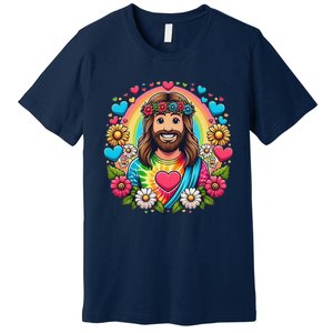 Happy Loving Buddy Jesus Christ Premium T-Shirt