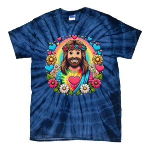 Happy Loving Buddy Jesus Christ Tie-Dye T-Shirt