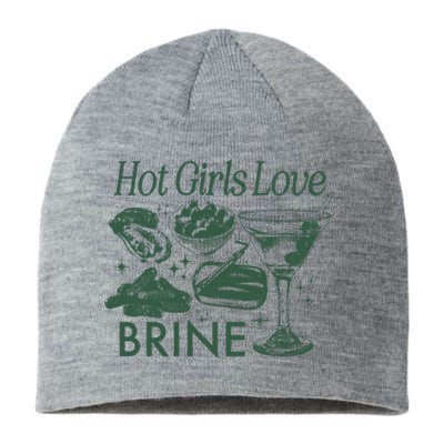 Hot Love Brine Tote Bag Tinned Fish Dirty Martini Pickle Sardines Oysters Sustainable Beanie