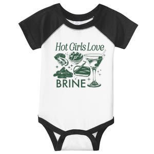 Hot Love Brine Tote Bag Tinned Fish Dirty Martini Pickle Sardines Oysters Infant Baby Jersey Bodysuit