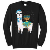 Hanukkah Llama Cute Alpaca Chanukah Christmas Sweatshirt