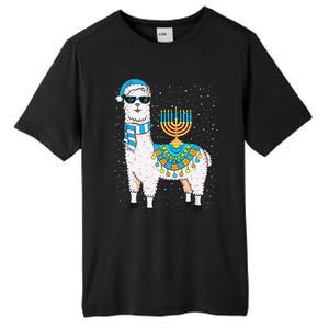 Hanukkah Llama Cute Alpaca Chanukah Christmas Tall Fusion ChromaSoft Performance T-Shirt