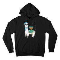 Hanukkah Llama Cute Alpaca Chanukah Christmas Tall Hoodie