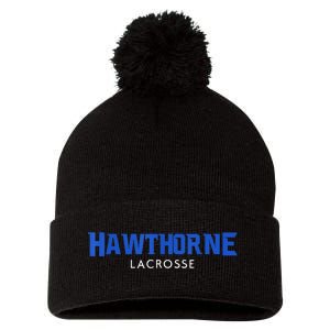 Hawthorne Lacrosse Class Of 2024 Pom Pom 12in Knit Beanie