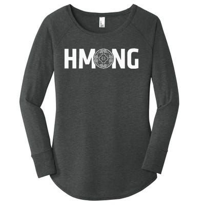 Hmong Logo Culture Heritage Indigenous Southeast Asia Women's Perfect Tri Tunic Long Sleeve Shirt