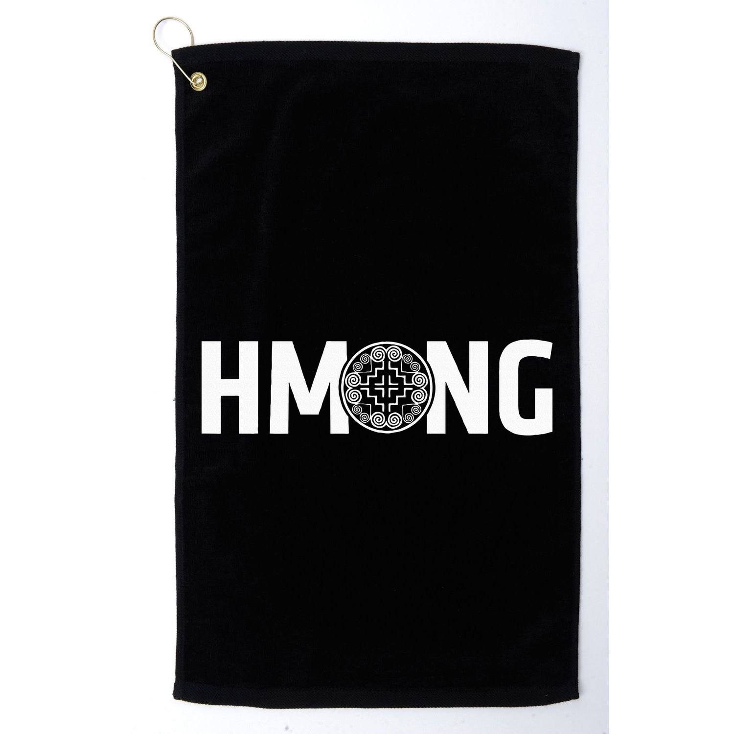 Hmong Logo Culture Heritage Indigenous Southeast Asia Golf Towel