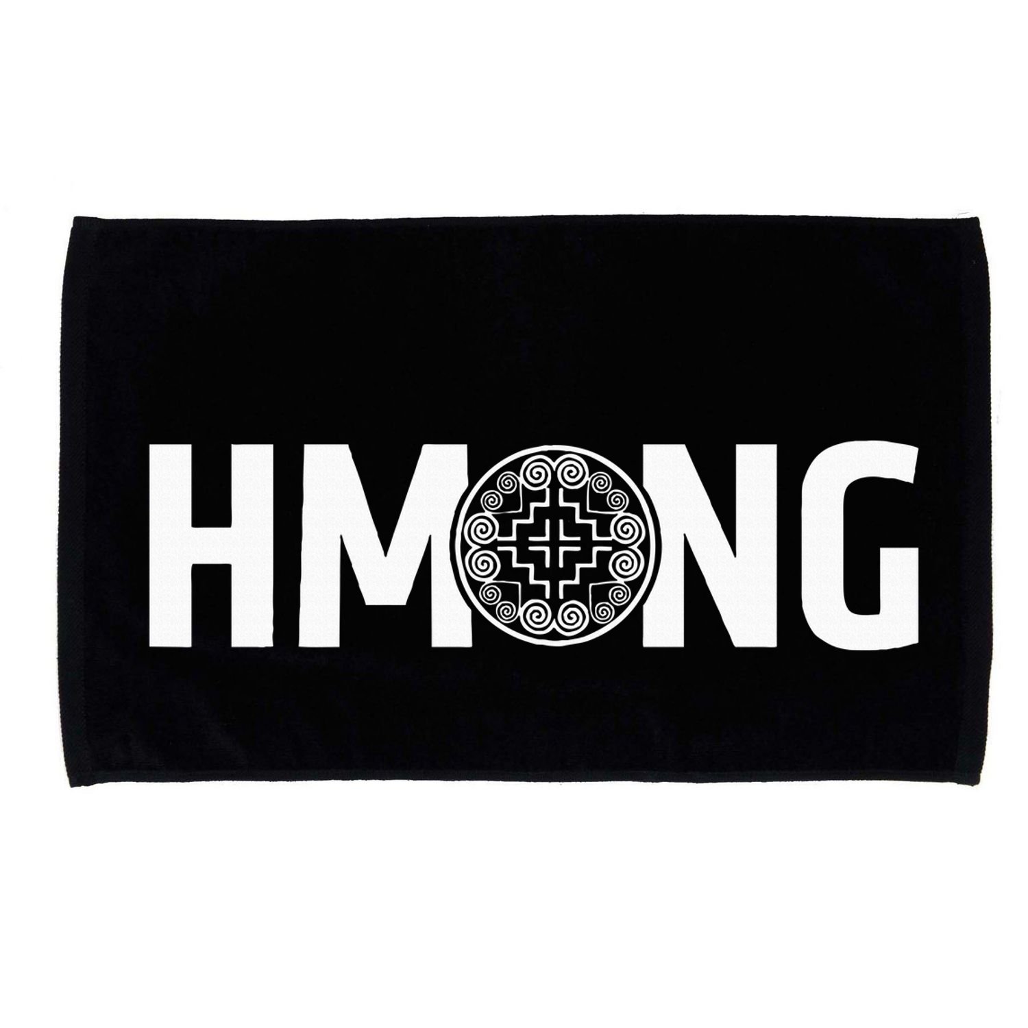 Hmong Logo Culture Heritage Indigenous Southeast Asia Microfiber Hand Towel