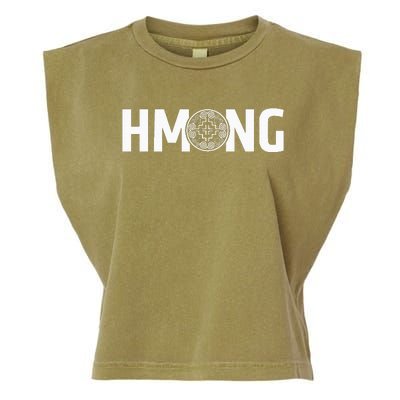 Hmong Logo Culture Heritage Indigenous Southeast Asia Garment-Dyed Women's Muscle Tee