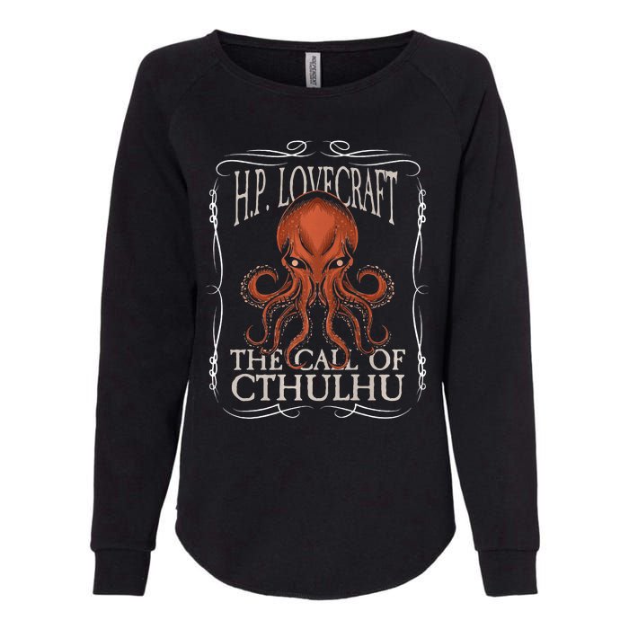 HP Lovecraft Call Of Cthulhu Ktulu Dark Academia Clothing Womens California Wash Sweatshirt