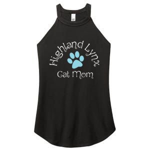 Highland Lynx Cat Mom Cat Lovers Sweatshirt Women's Perfect Tri Rocker Tank