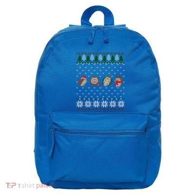 Hedgehogs Lover Christmas Funny Gift 16 in Basic Backpack