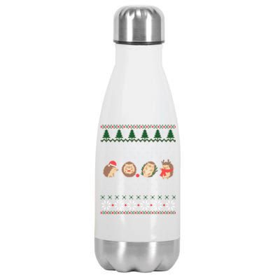 Hedgehogs Lover Christmas Funny Gift Stainless Steel Insulated Water Bottle