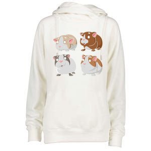 Hamsters Lovers Cute Hamsters For Hamsters Lovers Hamster Gift Womens Funnel Neck Pullover Hood