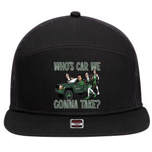 Hank Lockwood Celtics WhoS Car We Gonna Take 7 Panel Mesh Trucker Snapback Hat