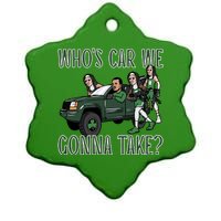 Hank Lockwood Celtics WhoS Car We Gonna Take Ceramic Star Ornament