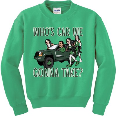 Hank Lockwood Celtics WhoS Car We Gonna Take Kids Sweatshirt