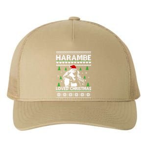 Harambe Loved Christmas Sweater Classic Yupoong Adult 5-Panel Trucker Hat