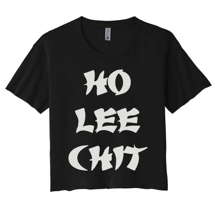 HO LEE CHIT (3) Women's Crop Top Tee