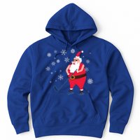 Hockey Lovers Christmas Party Christmas Hockey Santa Cool Gift Hoodie