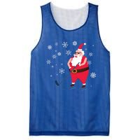 Hockey Lovers Christmas Party Christmas Hockey Santa Cool Gift Mesh Reversible Basketball Jersey Tank