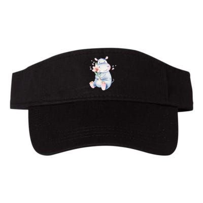 Hippo Lover Cute Hippo Hippo Valucap Bio-Washed Visor