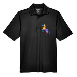 Horse Lover Clothing Wo Horse Men's Origin Performance Pique Polo