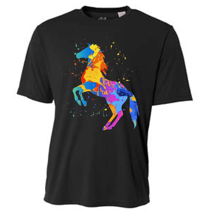 Horse Lover Clothing Wo Horse Cooling Performance Crew T-Shirt